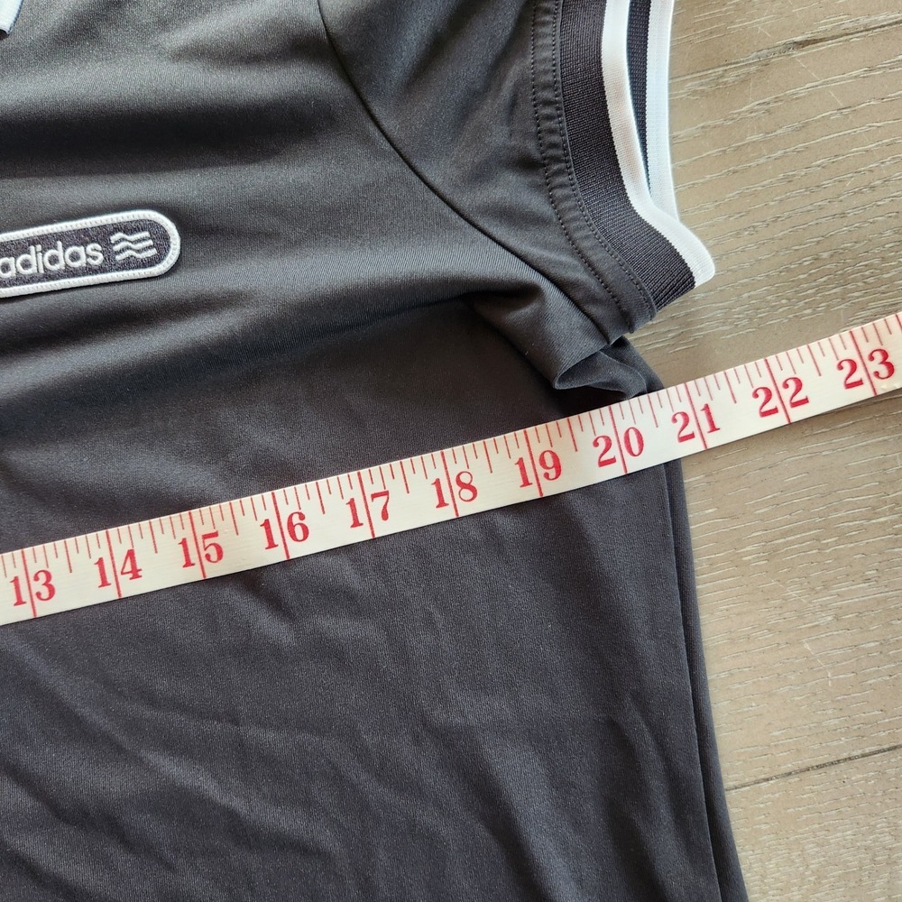 Adidas Golf Polo Shirt Womens XL Black Short Sleeve Performance Athletic Top‎ - Picture 9 of 11